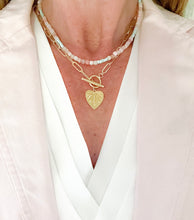 Load image into Gallery viewer, The Toggle &amp; Heart Necklace
