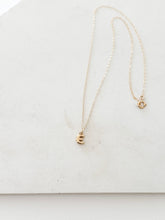 Load image into Gallery viewer, The Small Bubble Initial Necklace