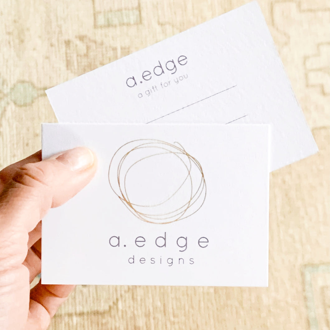 a.edge designs Physical Gift Cards