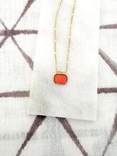 Load image into Gallery viewer, The Orange Pixel Necklace