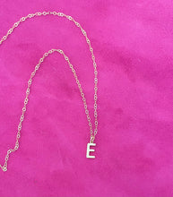 Load image into Gallery viewer, The Block Initial Necklace