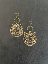 Load image into Gallery viewer, The Gold Tiger Earrings
