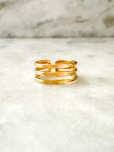 Load image into Gallery viewer, The Gold Triple Ring
