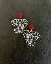 Load image into Gallery viewer, The Filigree Elephant Earrings
