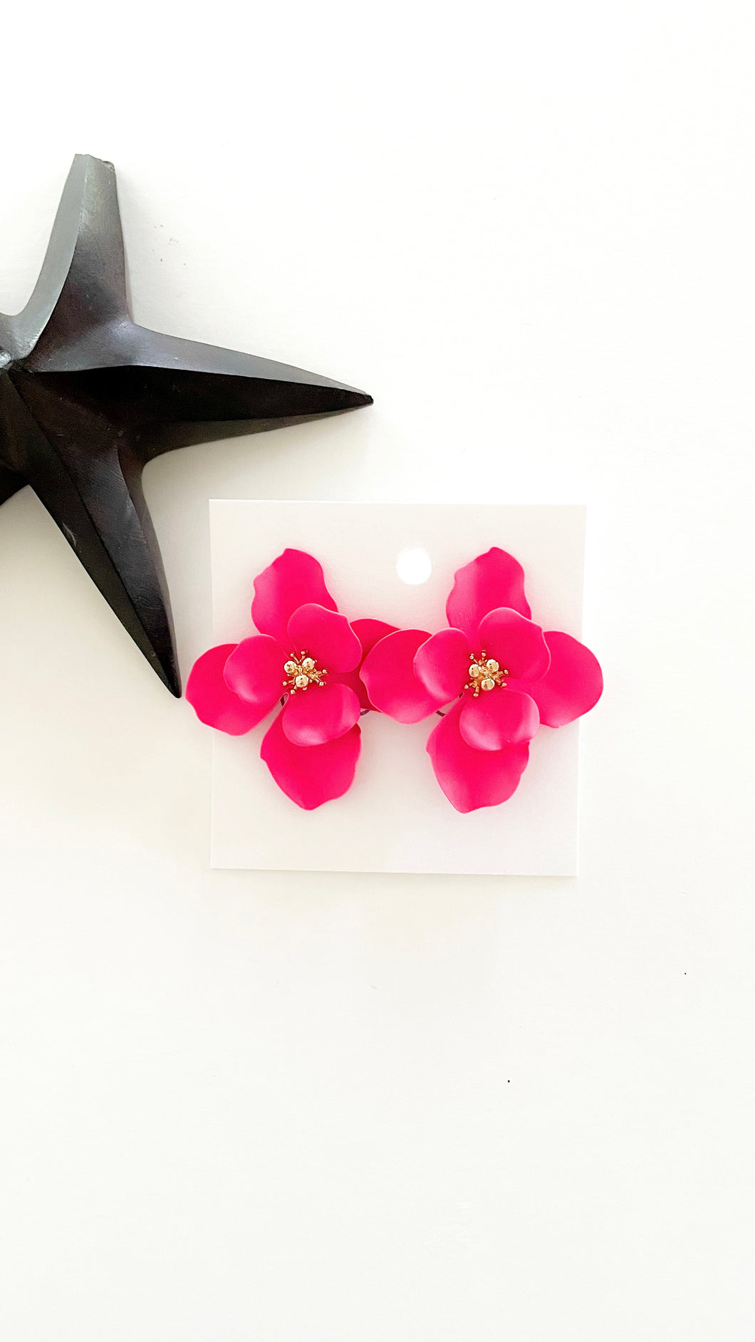 The Large Color Bloom Earrings