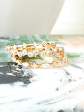 Load image into Gallery viewer, Diamond Stackable Gold Rings

