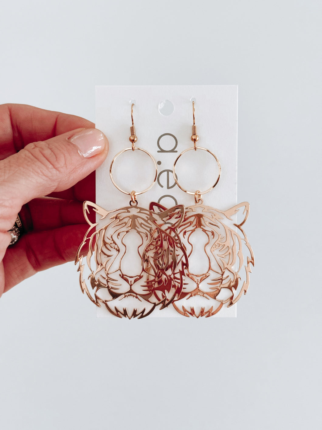 The Golden Tiger Earrings