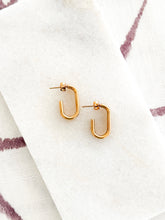 Load image into Gallery viewer, The Art Deco Hoop Earrings
