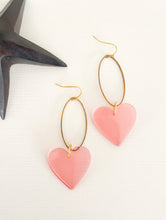 Load image into Gallery viewer, The Heart Drop Earrings
