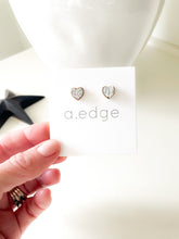 Load image into Gallery viewer, The Druzy Heart Stud Earrings
