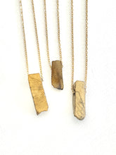 Load image into Gallery viewer, The Golden Jasper Bar Necklace
