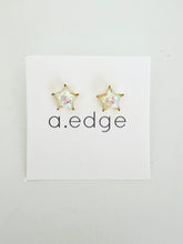 Load image into Gallery viewer, The Glitter Star Studs
