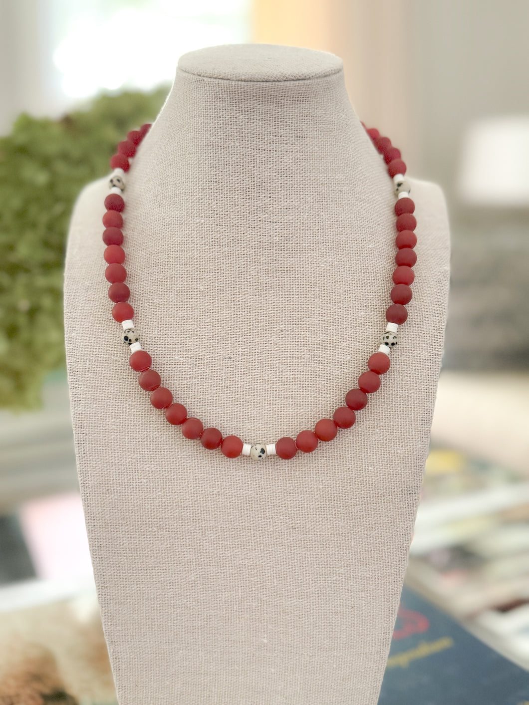 The Crimson Tide Gemstone Necklace