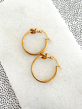 Load image into Gallery viewer, The Knot Hoop Earrings

