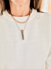 Load image into Gallery viewer, The Golden Jasper Bar Necklace
