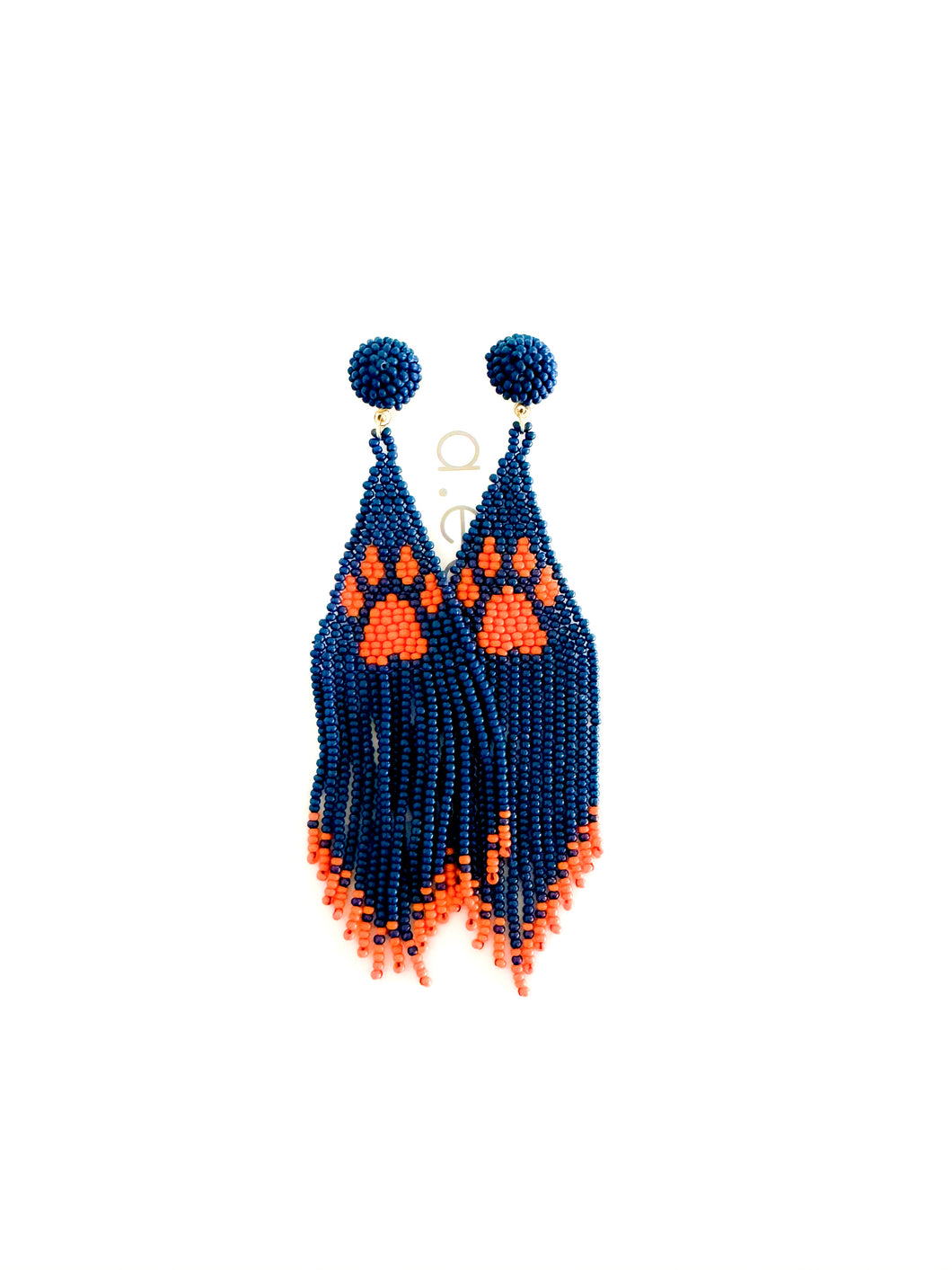 The Tiger Paw Tassel Earrings