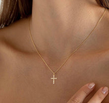Load image into Gallery viewer, The Diamond Cross Necklace
