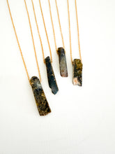 Load image into Gallery viewer, The Golden Jasper Bar Necklace
