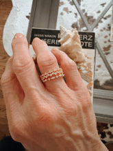 Load image into Gallery viewer, Diamond Stackable Gold Rings
