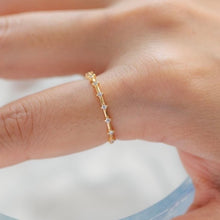 Load image into Gallery viewer, Diamond Stackable Gold Rings
