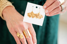Load image into Gallery viewer, The Golden Ginkgo Earrings
