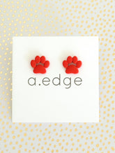 Load image into Gallery viewer, Tiger Paw Stud Earrings
