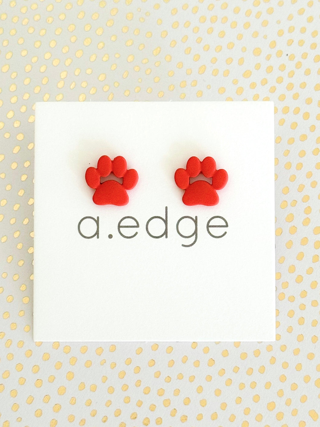 Tiger Paw Stud Earrings