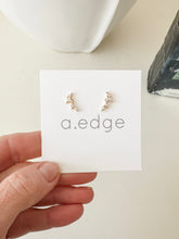 Load image into Gallery viewer, The Diamond Leaf Stud Earrings
