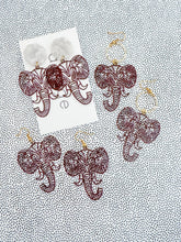 Load image into Gallery viewer, The Crimson Tide Filigree Earrings
