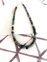 Load image into Gallery viewer, The Graduated Indian Agate Gemstone Necklace
