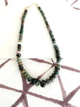 Load image into Gallery viewer, The Graduated Indian Agate Gemstone Necklace
