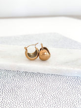 Load image into Gallery viewer, The Domed Hoop Earrings
