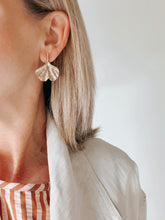 Load image into Gallery viewer, The Ginkgo Statement Stud Earrings
