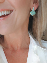 Load image into Gallery viewer, The Painted Ginkgo Earrings
