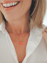 Load image into Gallery viewer, The Orange Pixel Necklace
