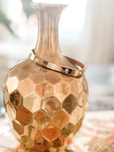 Load image into Gallery viewer, The Diamond and Gold Hinge Bangle Bracelet
