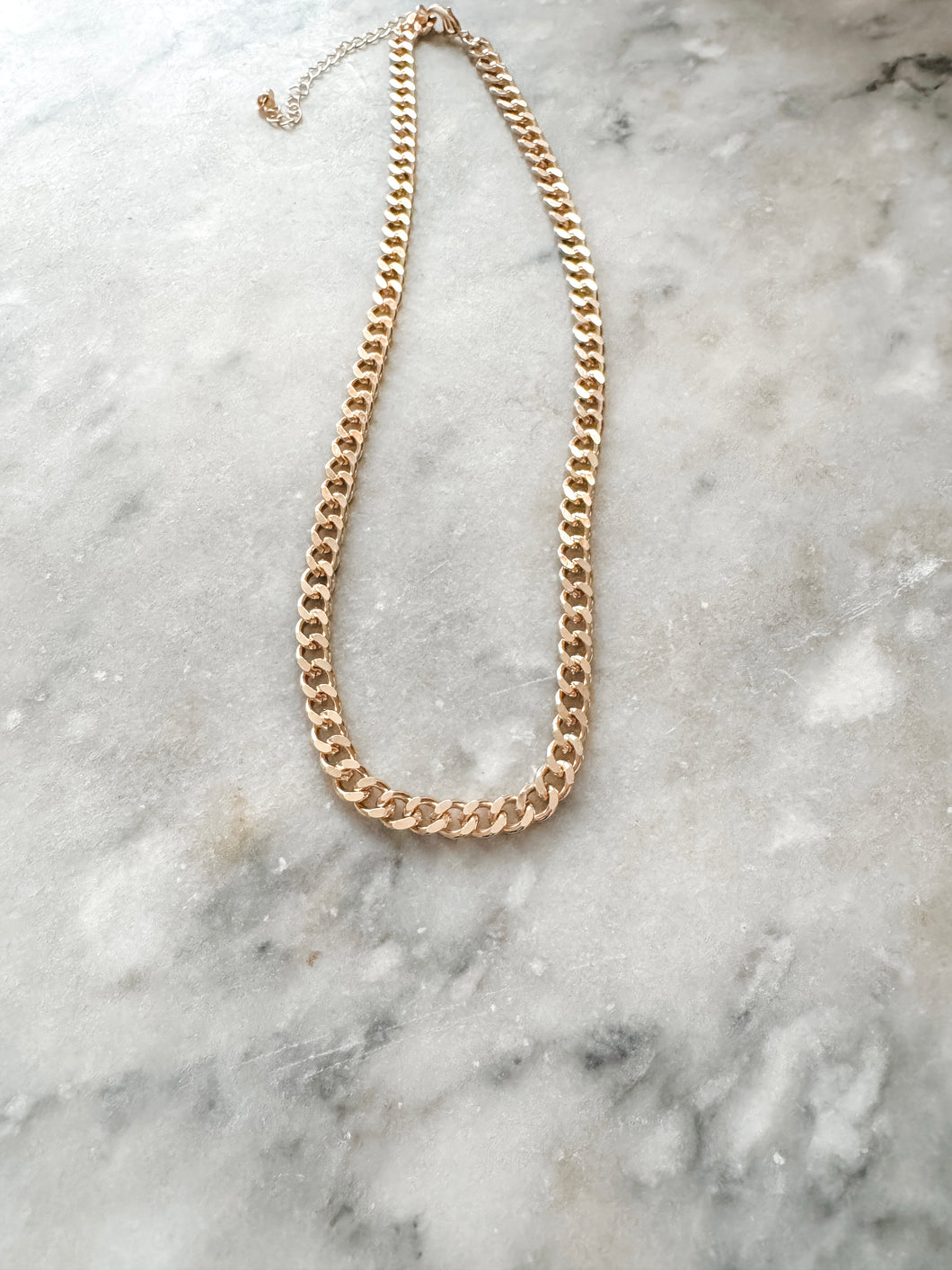 The Cuban Curb Link Necklace