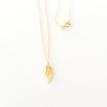 Load image into Gallery viewer, The Gold Mini Angel Wing Necklace
