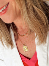 Load image into Gallery viewer, The Gold Opal Medallion Necklace
