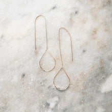 Load image into Gallery viewer, The Teardrop Threader Earrings
