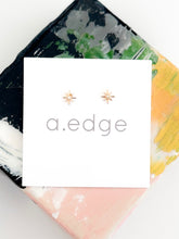 Load image into Gallery viewer, The Diamond Starburst Mini Stud Earrings
