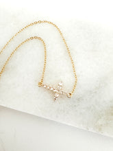 Load image into Gallery viewer, The Diamond Cross Connector Necklace
