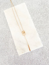 Load image into Gallery viewer, The Double Square Lariat Necklace
