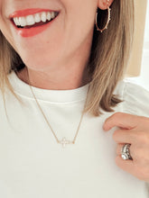 Load image into Gallery viewer, The Diamond Cross Connector Necklace
