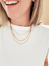 Load image into Gallery viewer, The Triple Chain Gold Necklace
