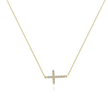 Load image into Gallery viewer, The Diamond Cross Connector Necklace
