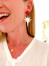 Load image into Gallery viewer, The Mirrored Star Earrings
