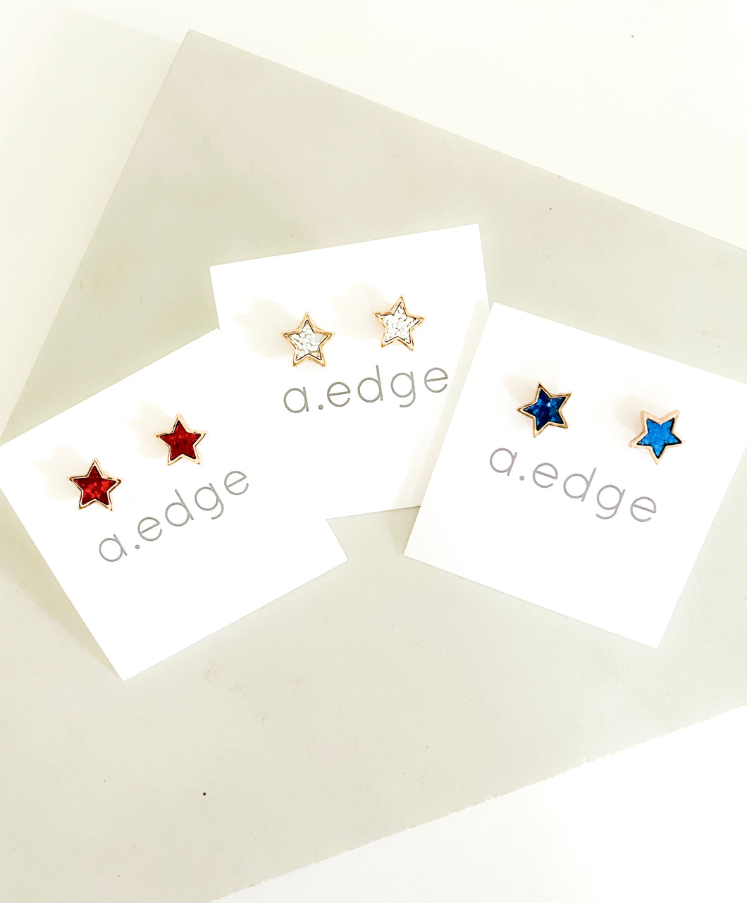 The Gold & Confetti Star Stud Earrings