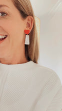 Load image into Gallery viewer, The Heart &amp; Bar Earrings
