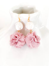 Load image into Gallery viewer, The Petal &amp; Pearl Earrings

